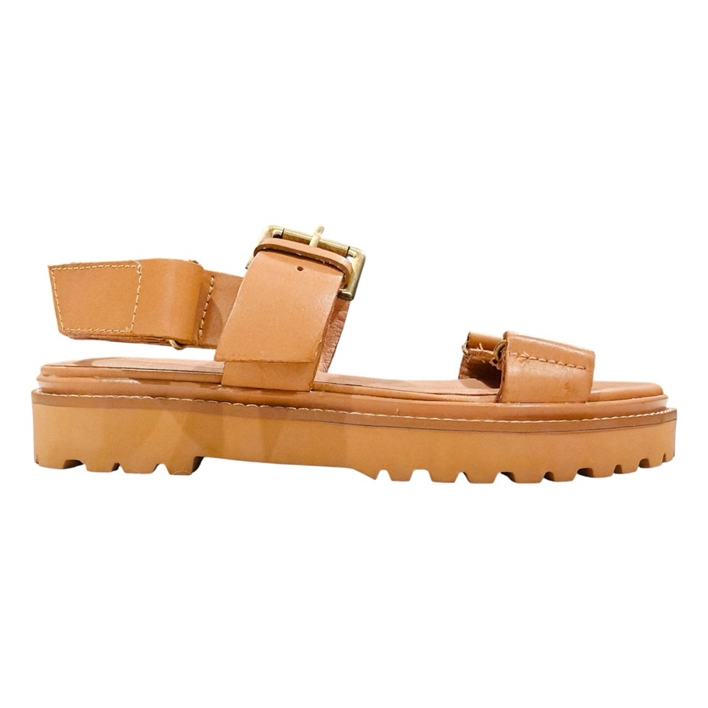 Madewell The Cady Lugsole Sandal Desert Camel Women’s Size 6.5 - Picture 3 of 11